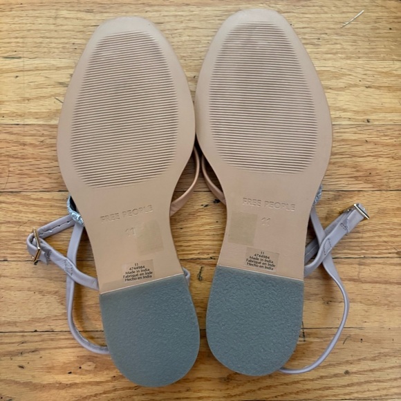 Free People Multicolor Leather Sandals Size 11 - Picture 4 of 6